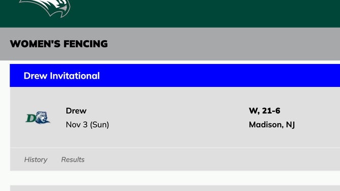 Event recaps on the Wagner Athletics website, which are posted for every event, no longer exist for meets in which Sullivan participated. The recaps start again beginning in January, when Sullivan was no longer a member of the team. 
